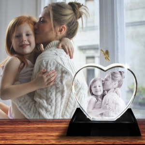 Mother's Day 3D crystal heart gift
