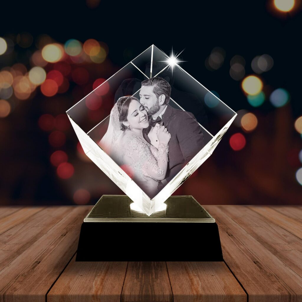 Stunning 3D Crystals Gift: Perfect Capture Memories Keepsake