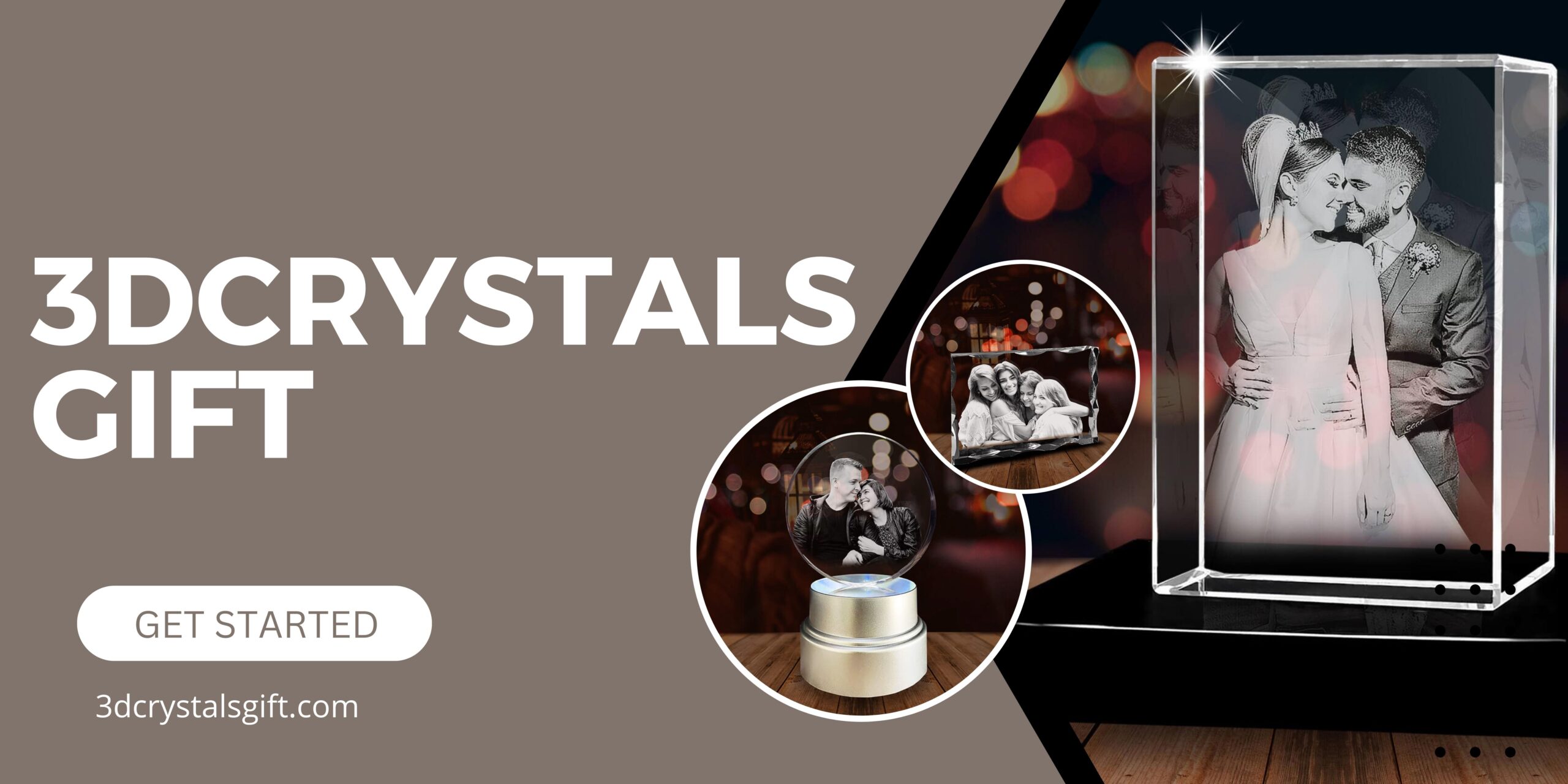3D crystal photo gifts