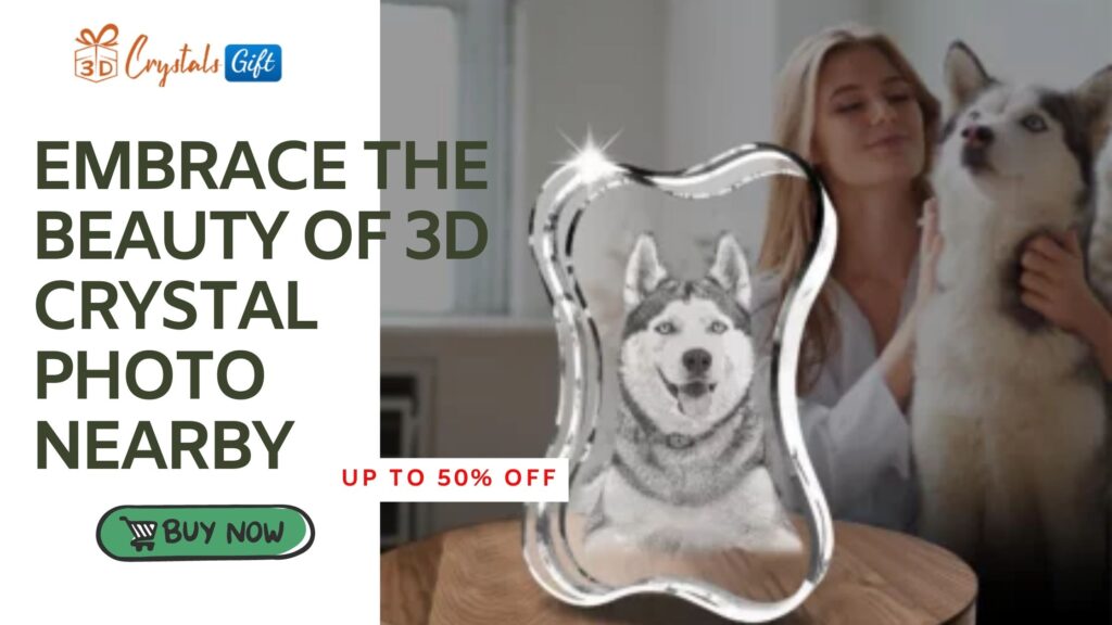 3d crystal photo