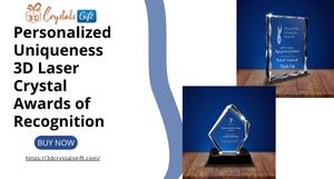 Personalized Uniqueness 3D Laser Crystal Awards of Recognition