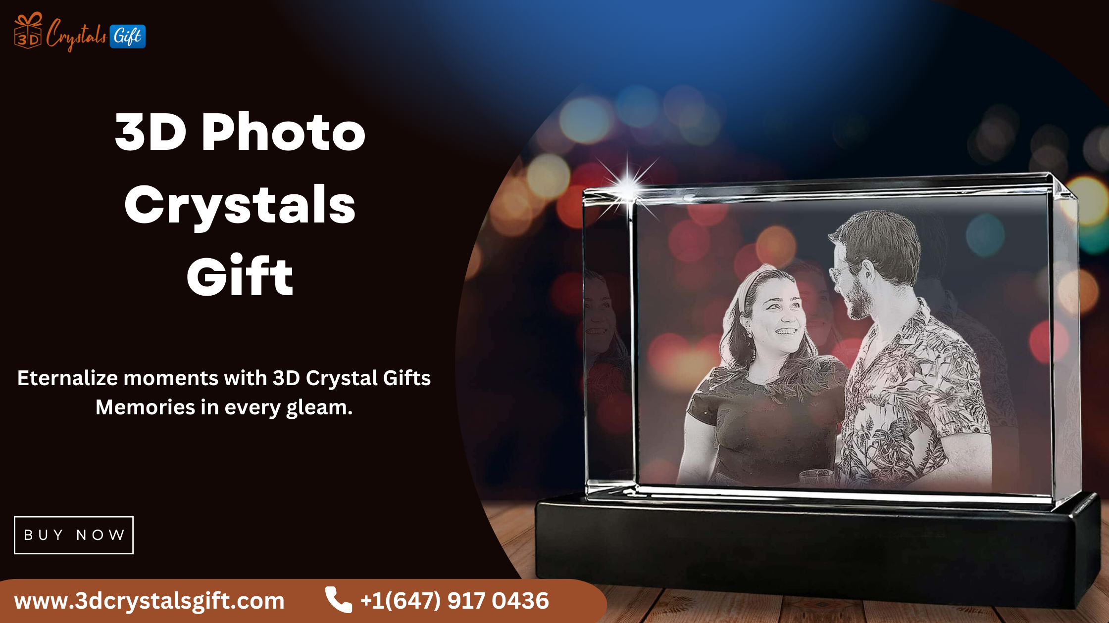 3D Photo Crystals Gift
